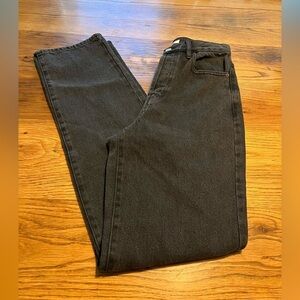 PacSun Black Straight Dad Jeans Timeless Style Size 25